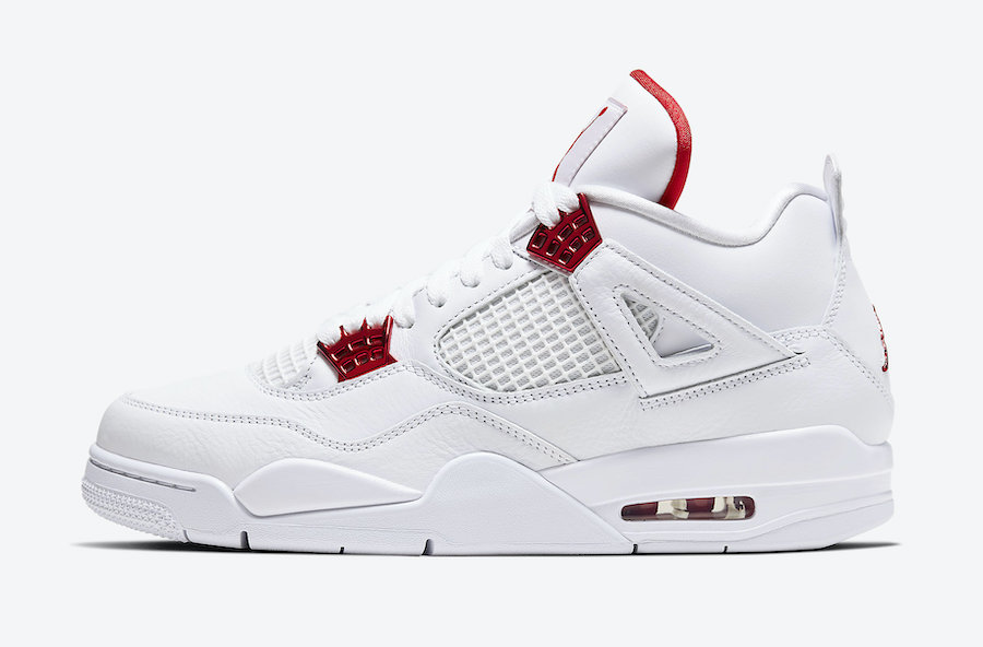 red and white jordans 4 release date